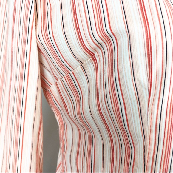 New York & Company | Striped Button Down Shirt | M - Picture 3 of 6